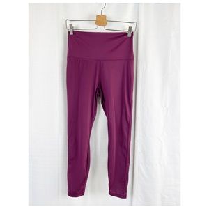 QUEENIEKE & Athletic High Waisted Leggings Yoga Burgundy